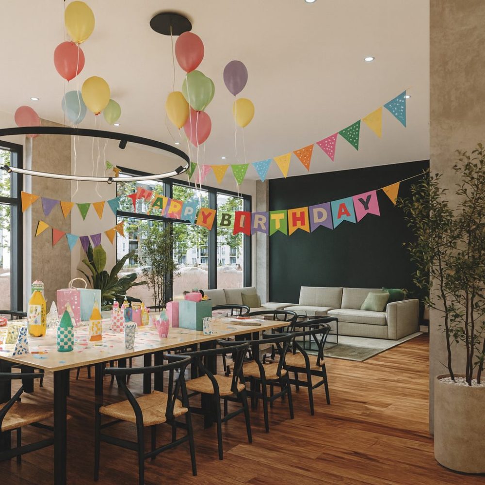 célébrer dans la salle de réception