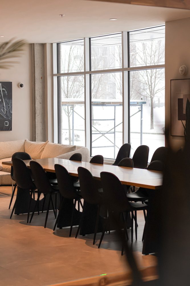 Celebrate in the reception room